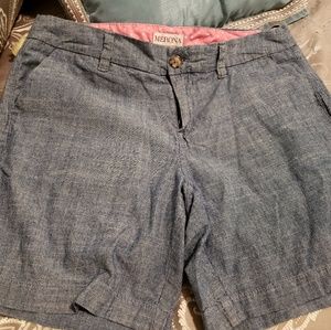 Chambray Shorts